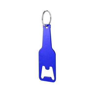 Opener sleutelhanger Clevon blauw onbedrukt