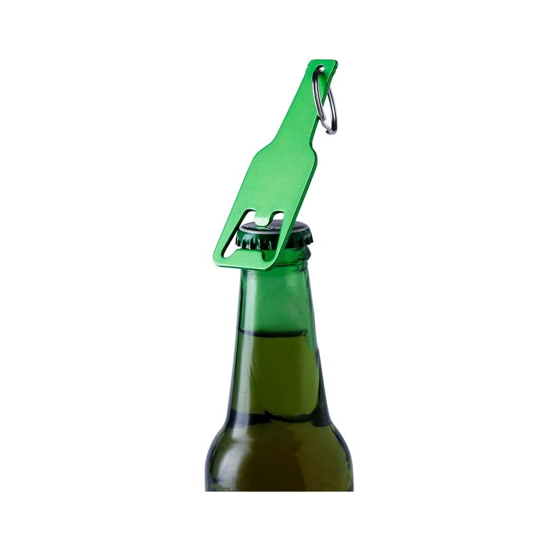Opener sleutelhanger Clevon zilver 1 kleur