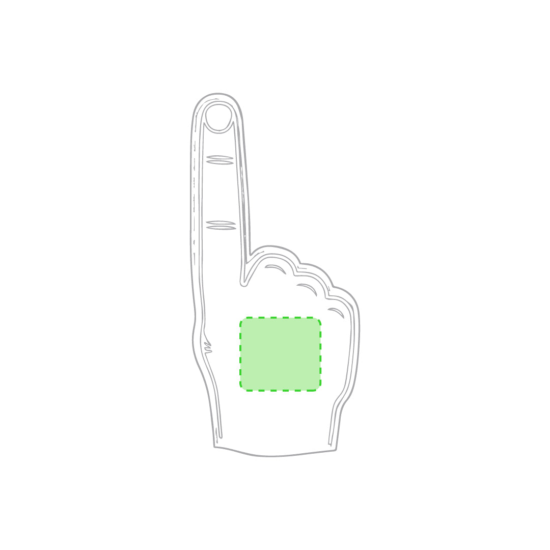 Animatie Hand Zacky rood onbedrukt