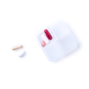 Pillendoos Edmor wit 2 kleuren