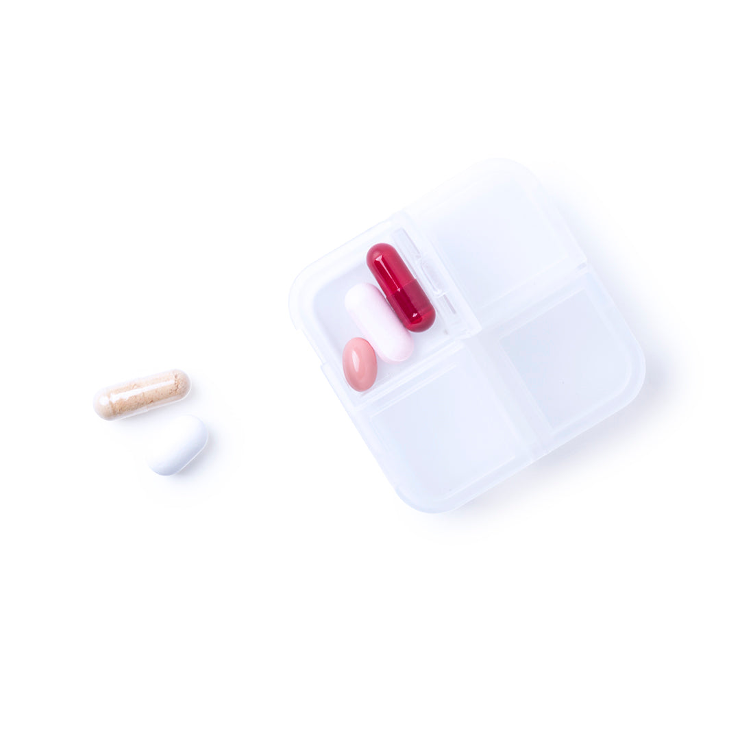Pillendoos Edmor wit 2 kleuren
