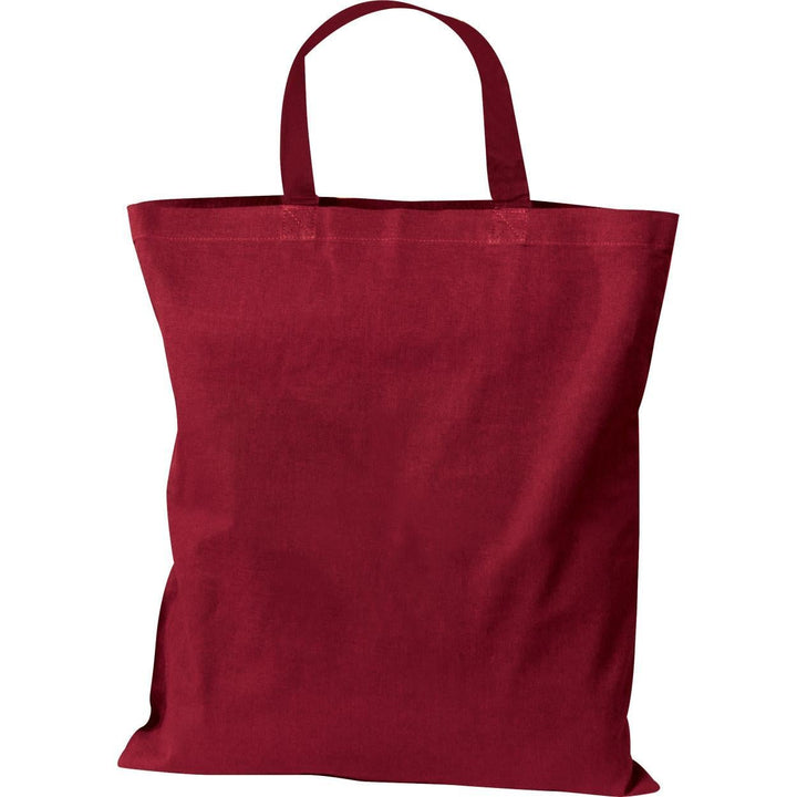 Katoenen tas met korte hengsels sample