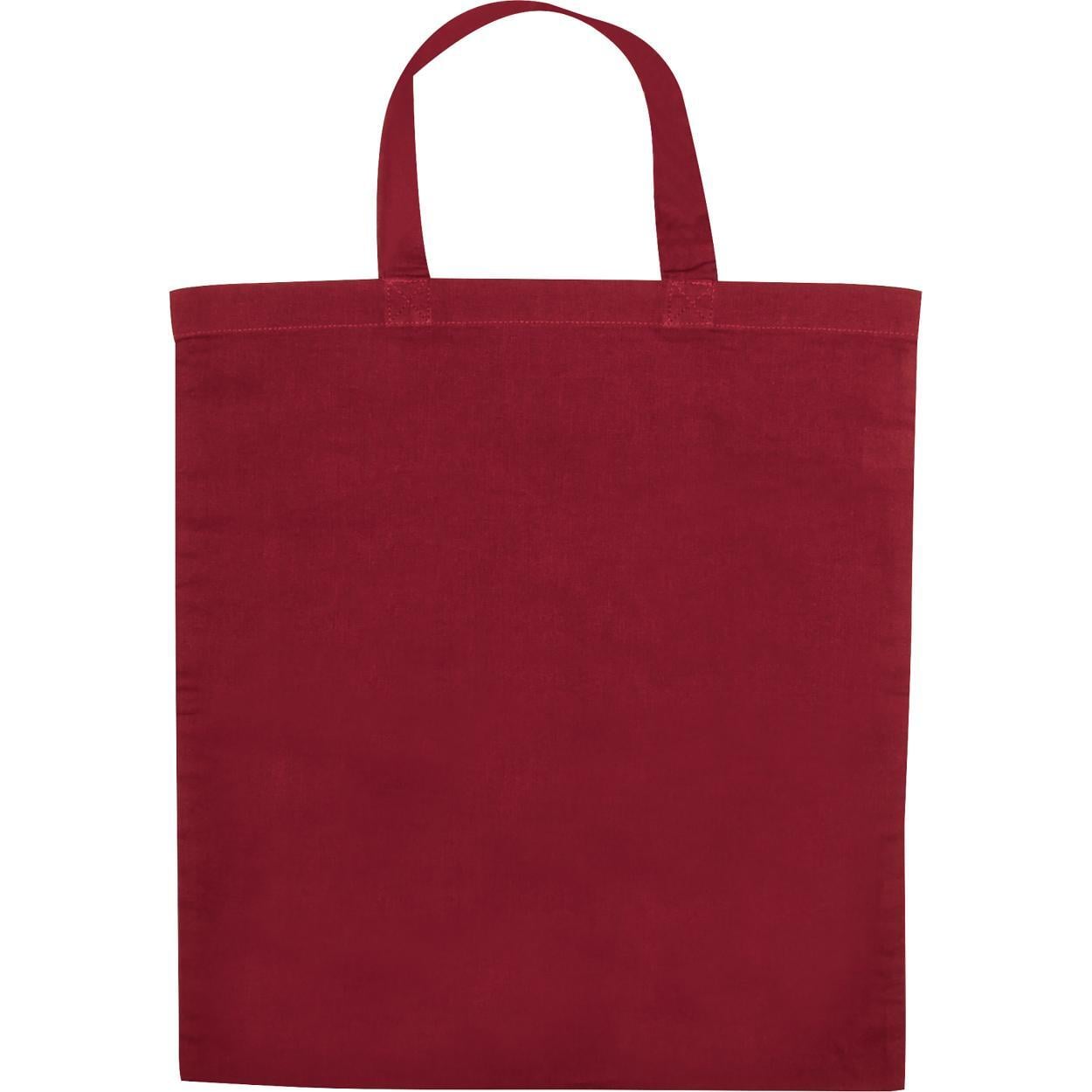 Katoenen tas met korte hengsels sample