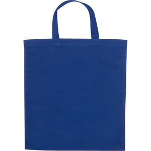 Katoenen tas met korte hengsels grijs 1 kleur 5947