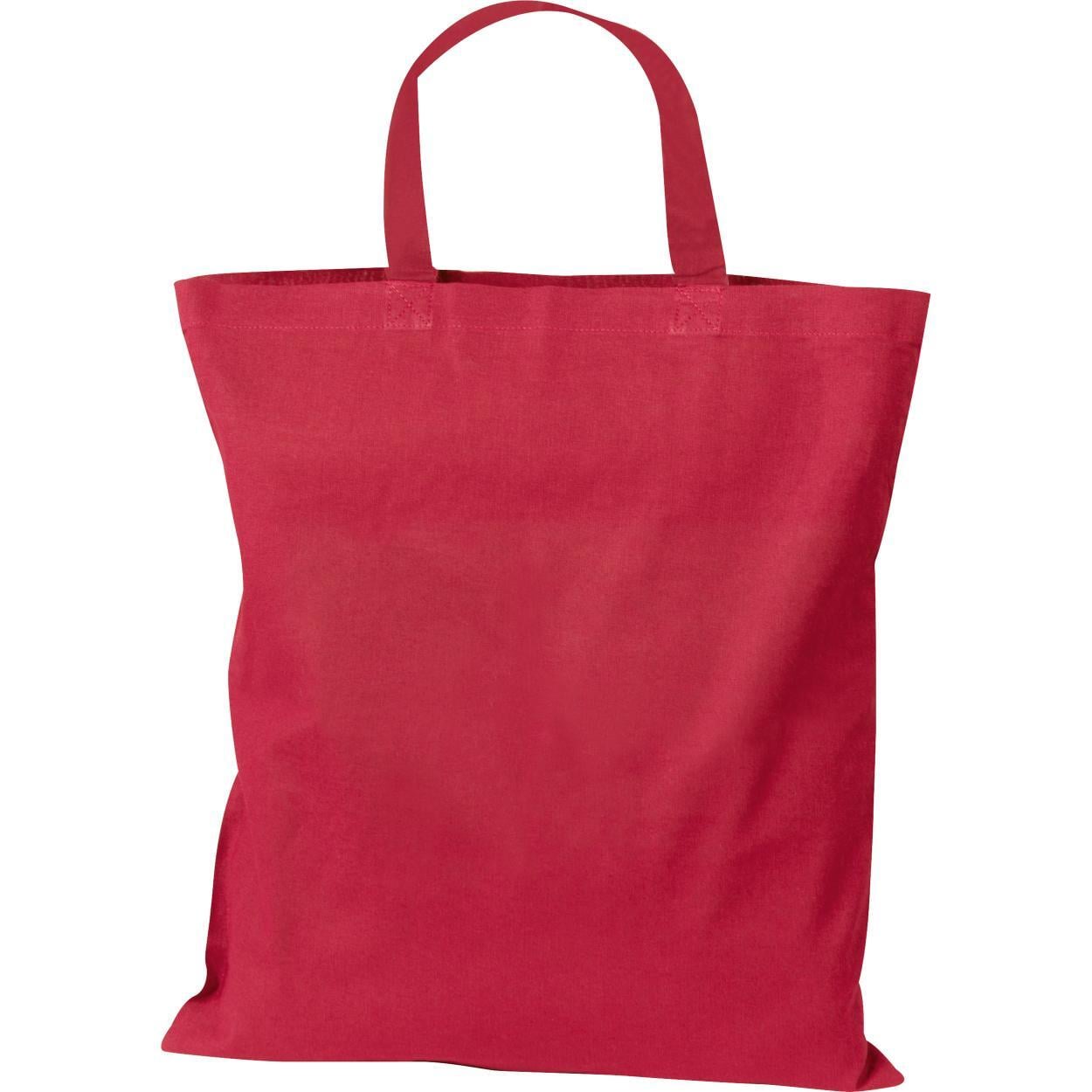 Katoenen tas met korte hengsels sample