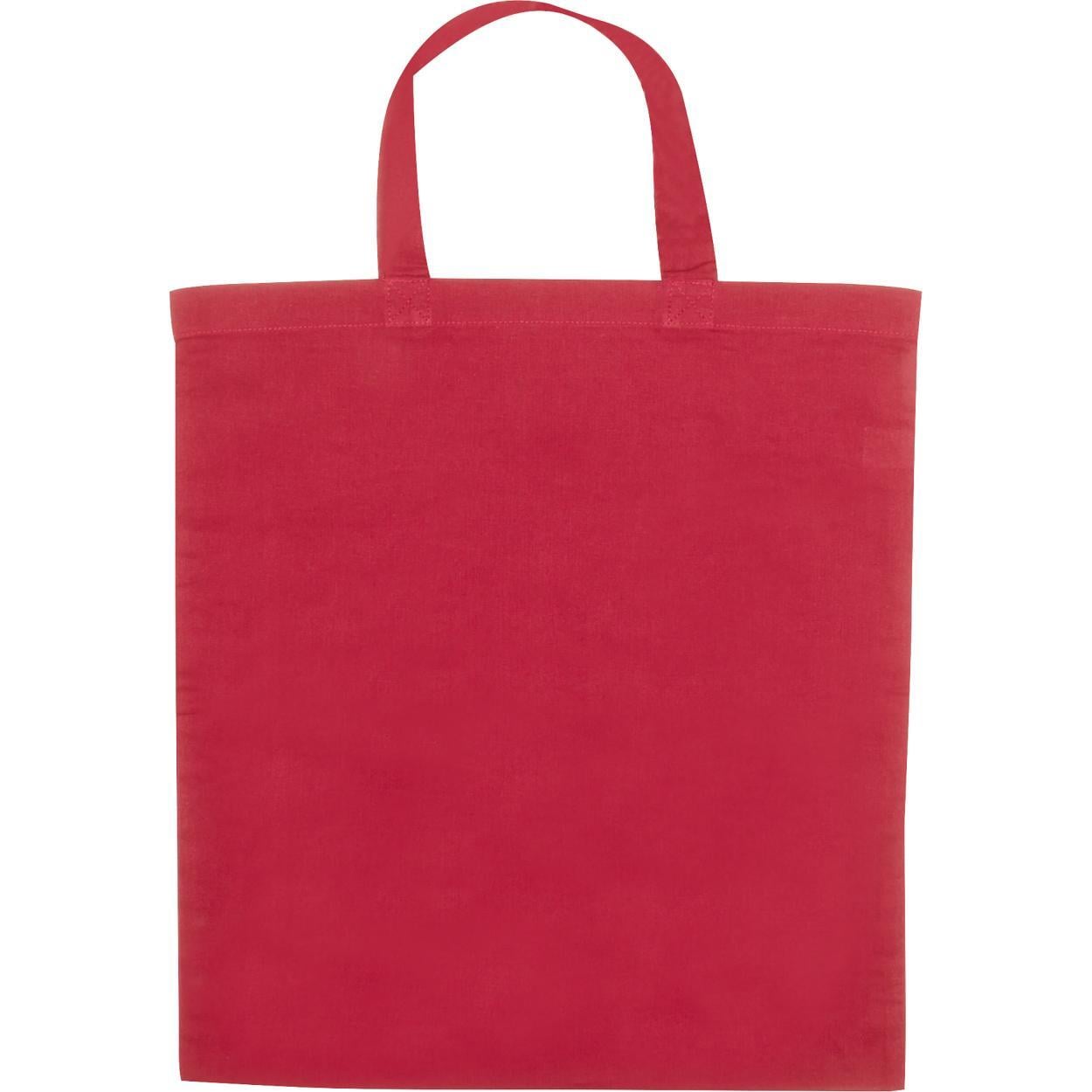 Katoenen tas met korte hengsels sample