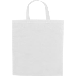 Katoenen tas met korte hengsels antraciet 1 kleur 5944