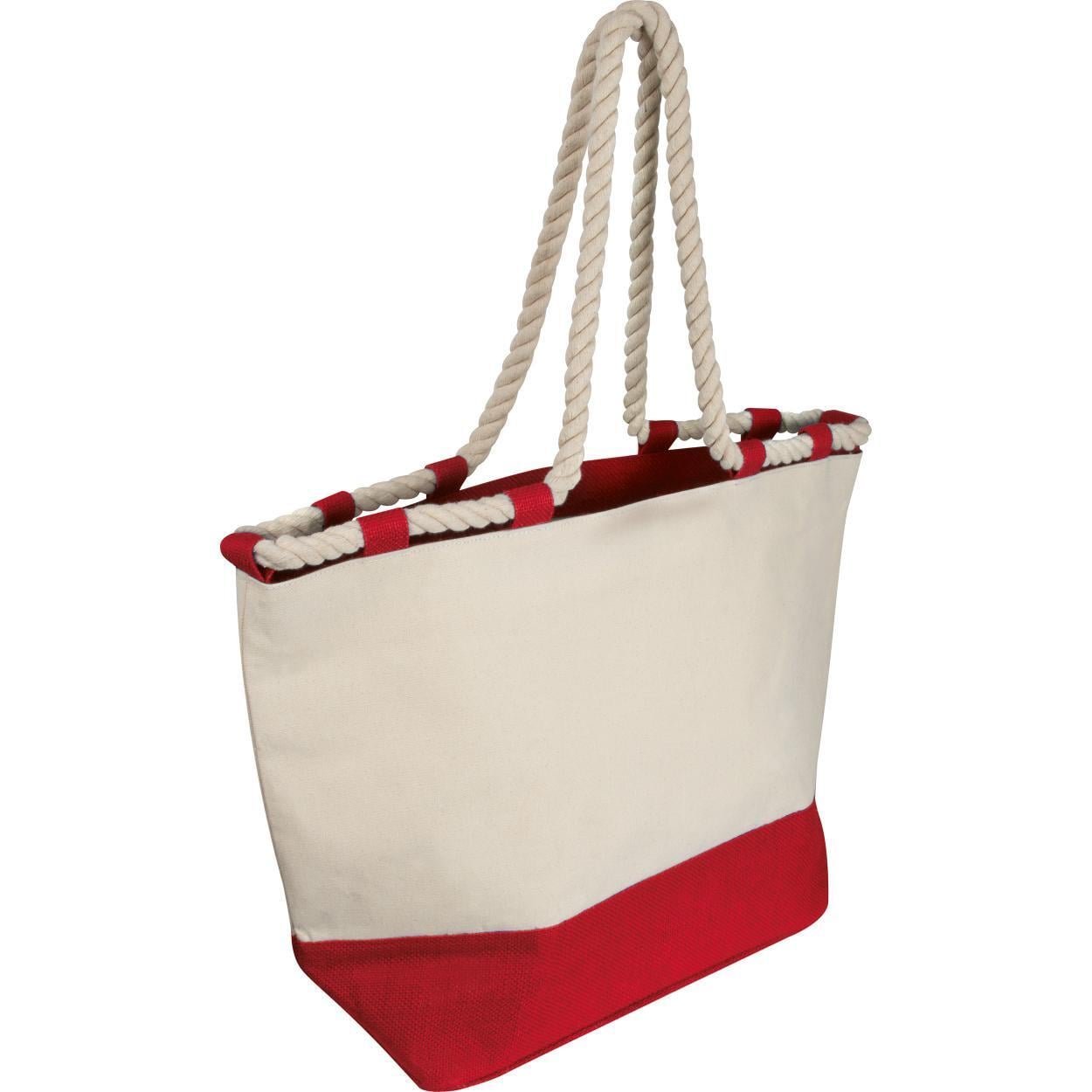Strandtas met koord sample