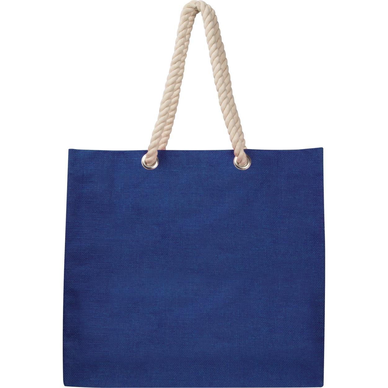 Jute tas met koord sample