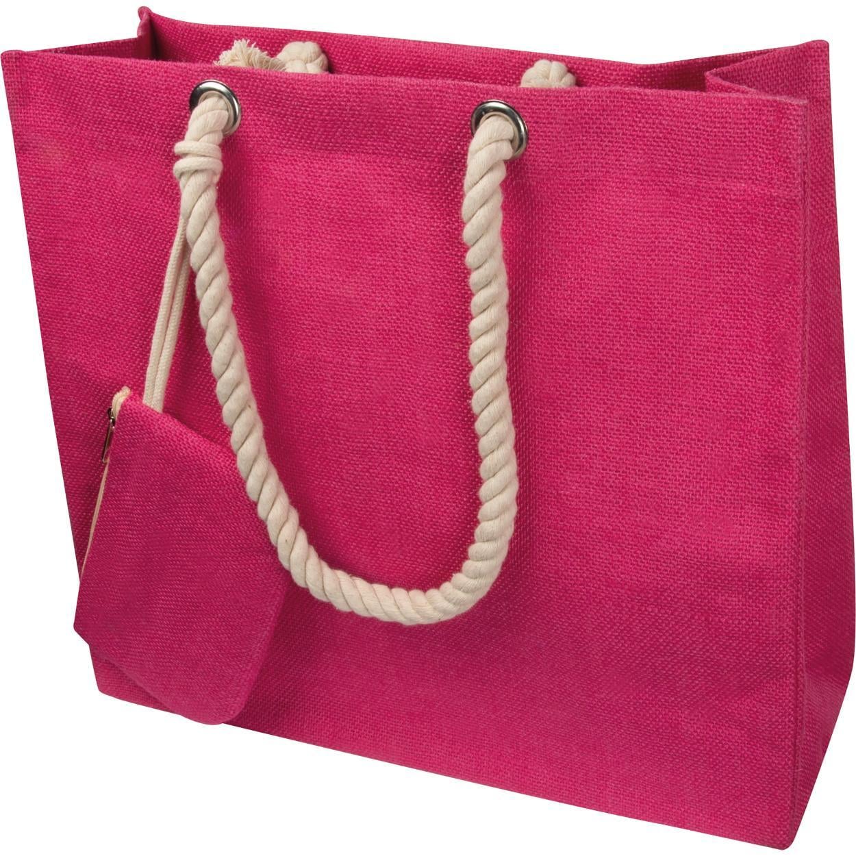 Jute tas met koord sample