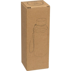 Drinkfles van glas met neopreen hoesje 3149