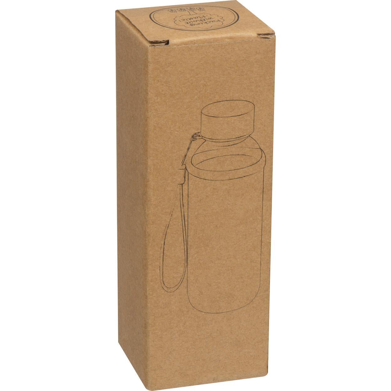 Drinkfles van glas met neopreen hoesje sample