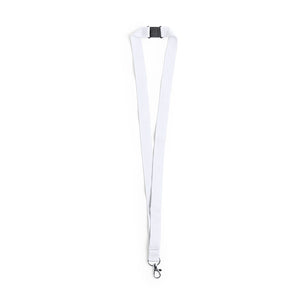 Lanyard Kappin wit 1 kleur