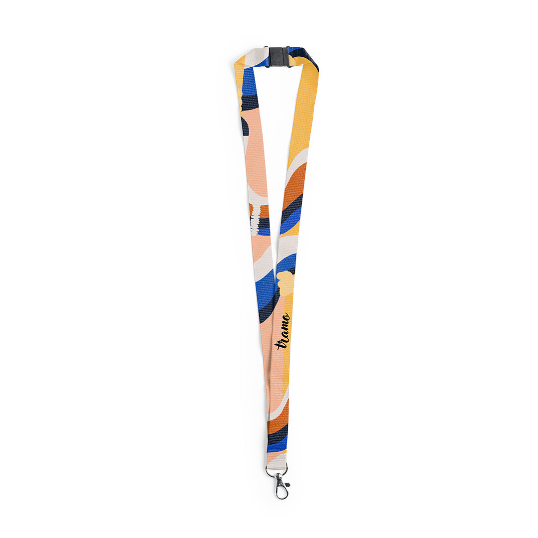 Lanyard Kappin fuchsia onbedrukt