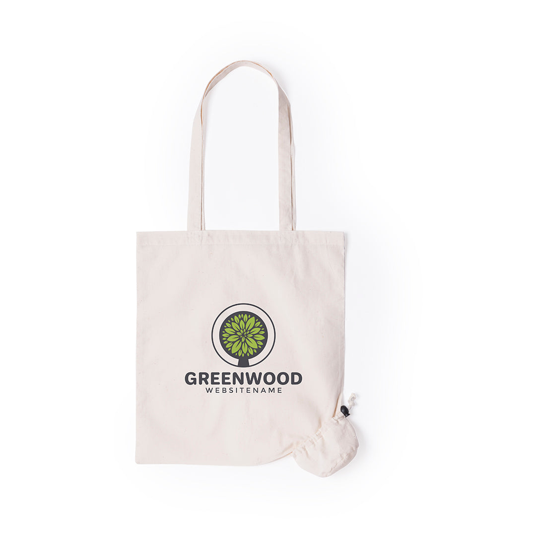 Opvouwbare tas Helakel beige onbedrukt