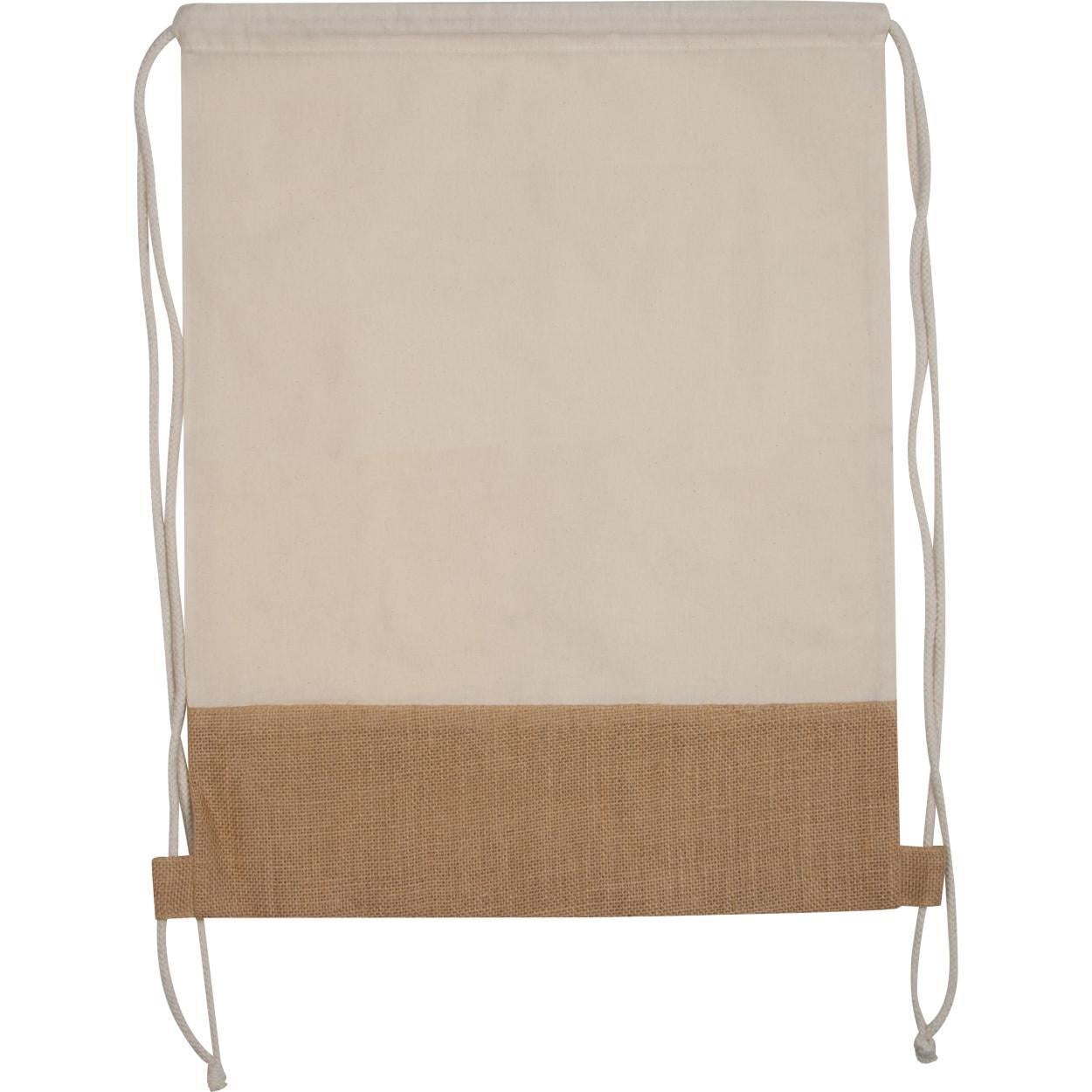 Gymbag van katoen en jute sample