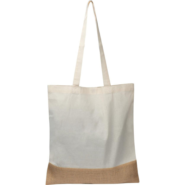 Boodschappentas van katoen en jute sample