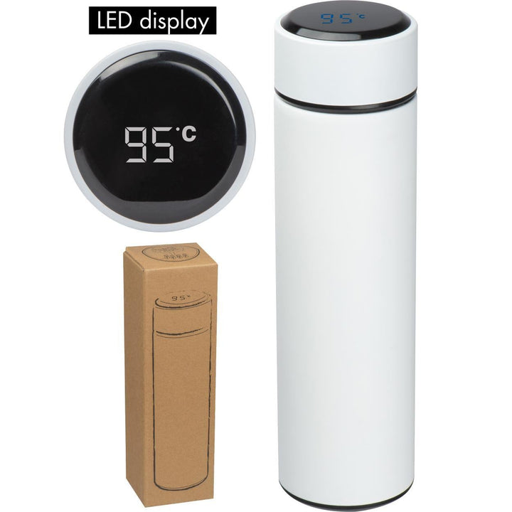 Isoleerfles met LED temperatuuraanduiding sample