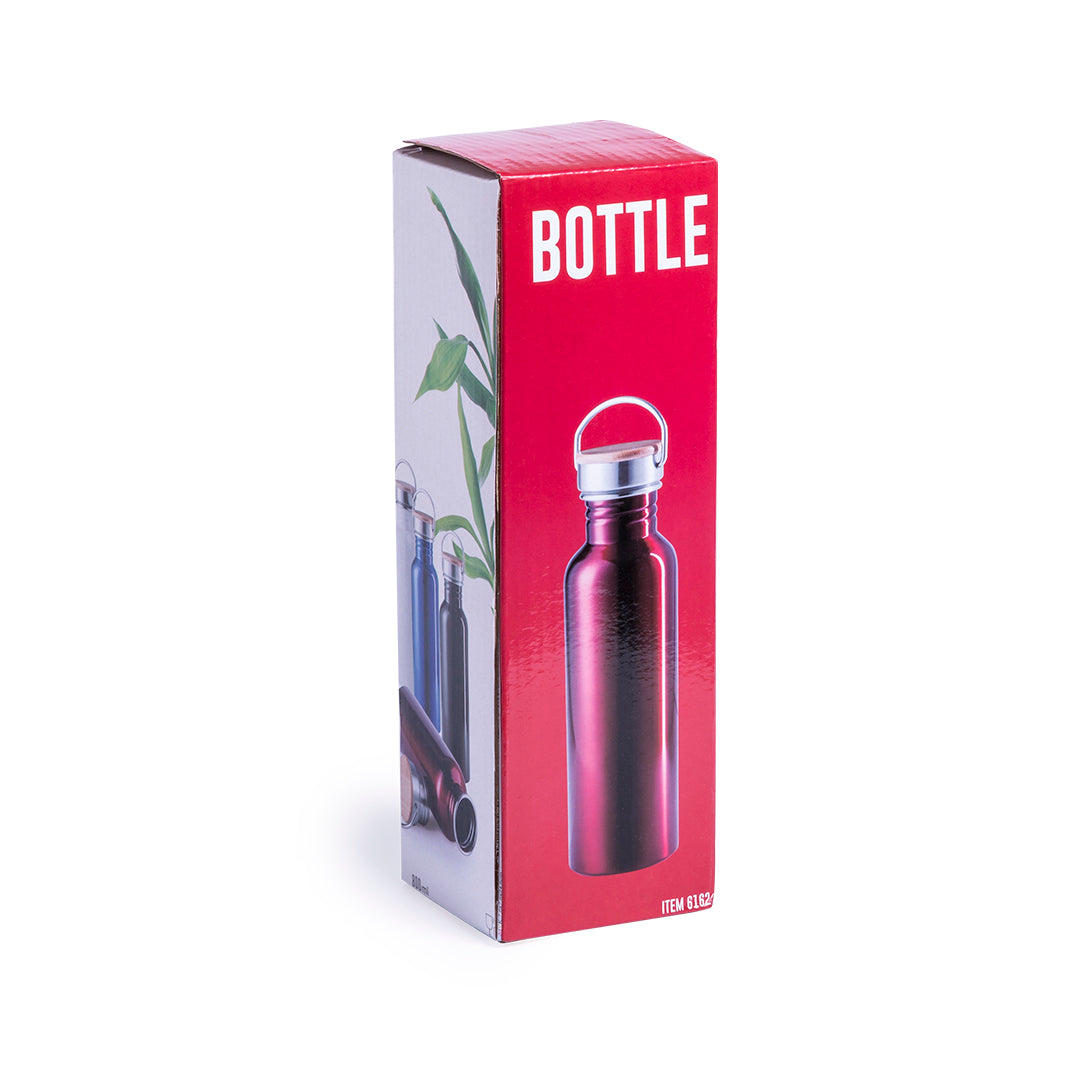Fles Tulman zwart onbedrukt