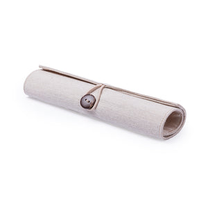 Pennen etui beige onbedrukt