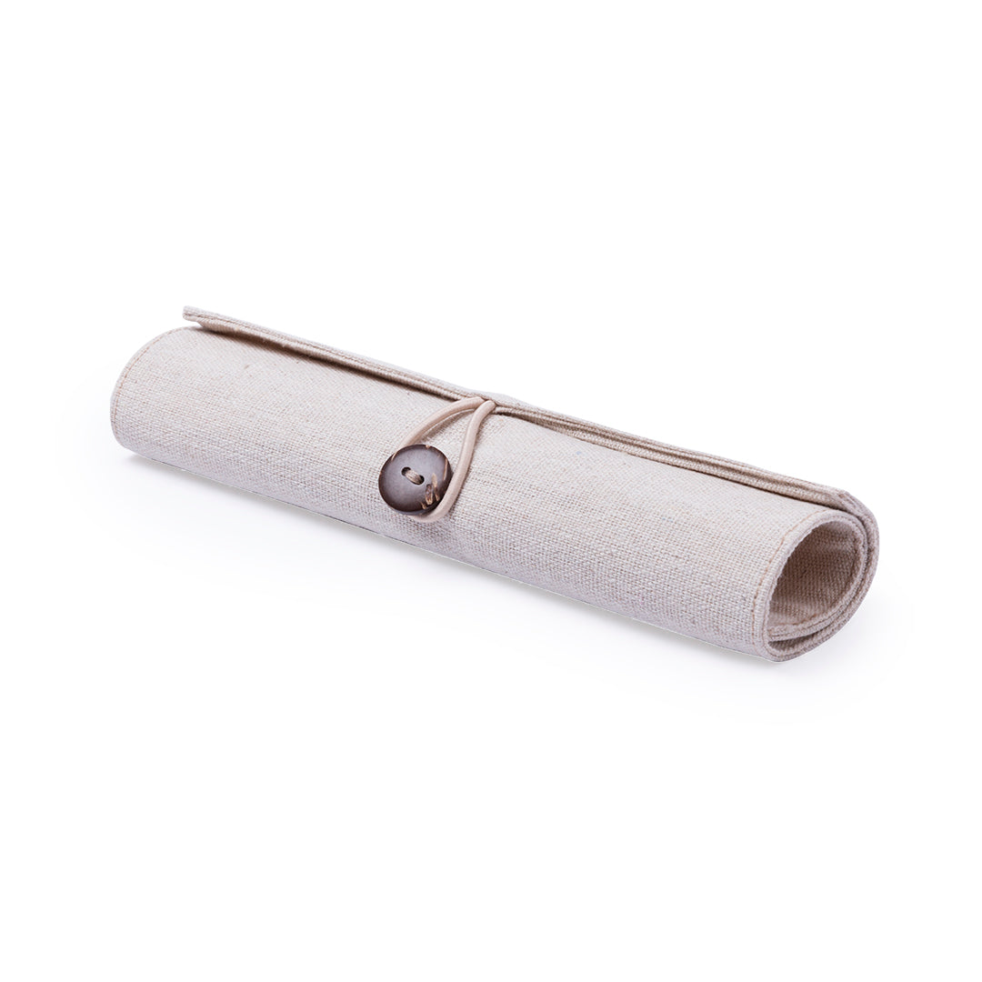 Pennen etui beige onbedrukt