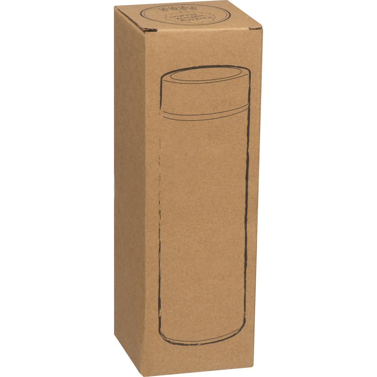Drinkbeker RVS met bamboelook sample
