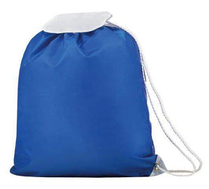 Tas klein met flap zwart onbedrukt 12321
