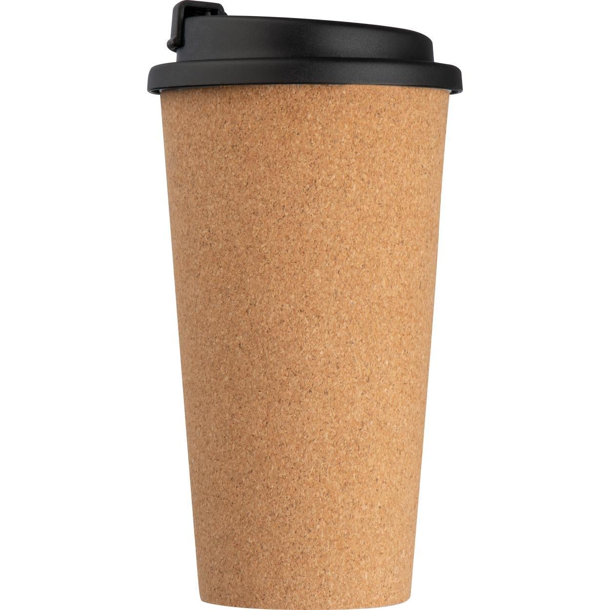 drinkbeker met oppervlak van kurk sample