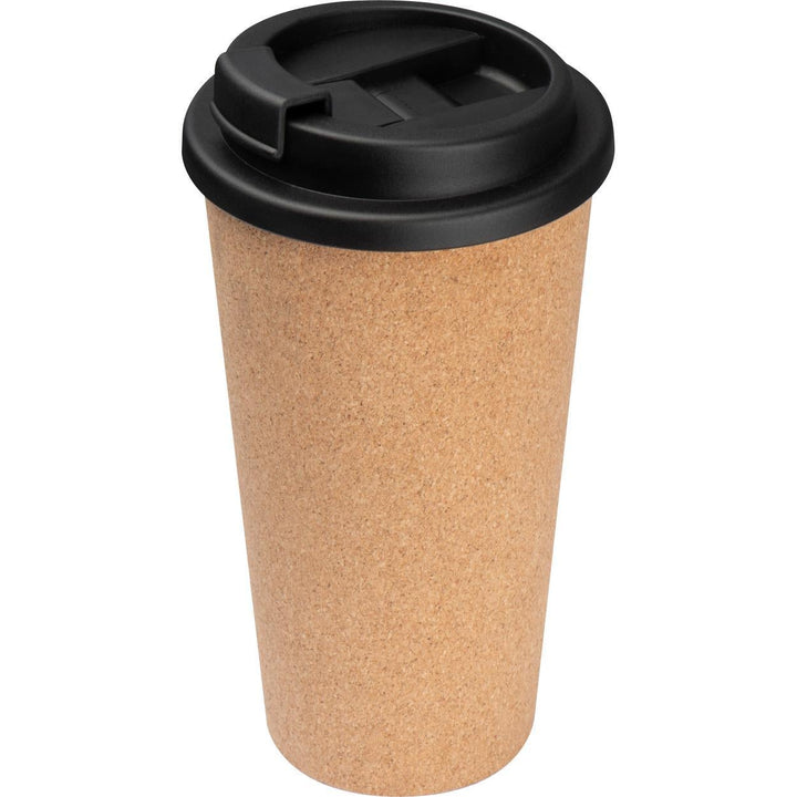 drinkbeker met oppervlak van kurk sample