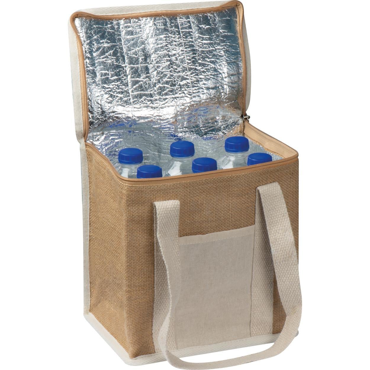 Koeltas met jute sample