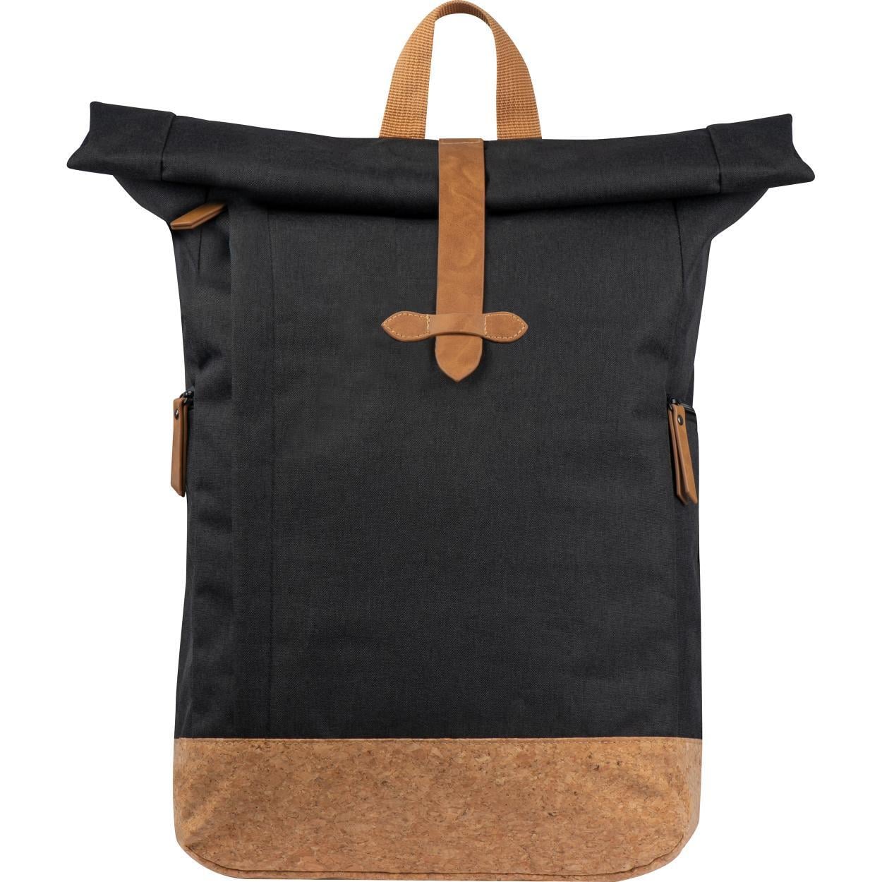 RPET rugzak van 300 D Polyester, 210D RPET en met kurkbodem sample