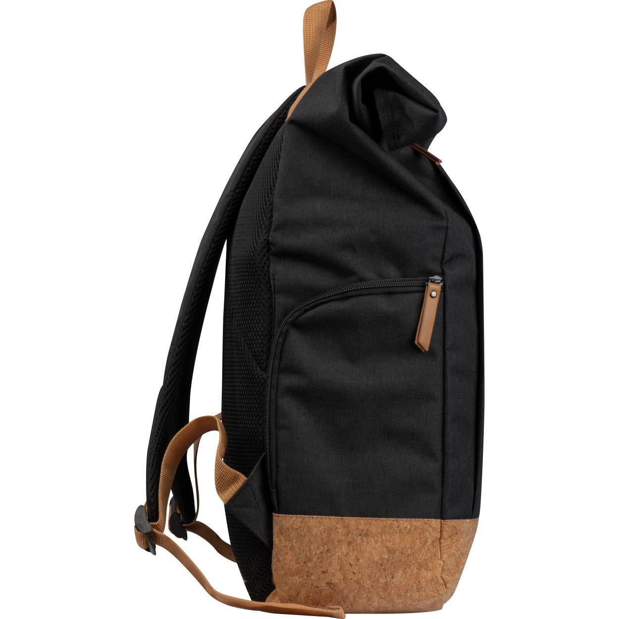 RPET rugzak van 300 D Polyester, 210D RPET en met kurkbodem sample