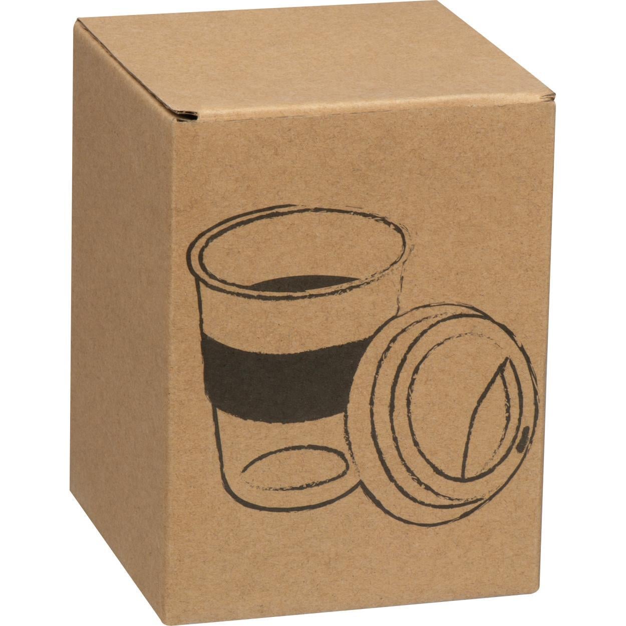 Beker van glas, 300 ml inhoud rood Graveren 1501