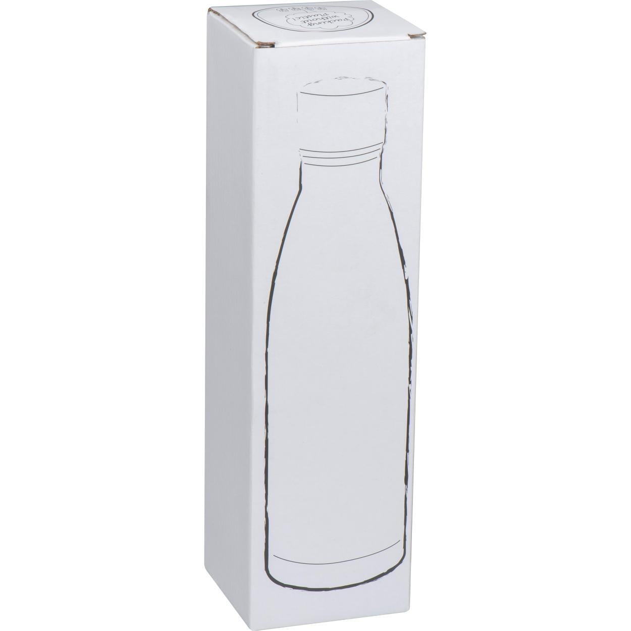 Drinkfles dubbelwandig van RVS, 500 ml inhoud sample