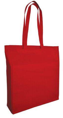 Katoenen tas met lange hengsels  sample