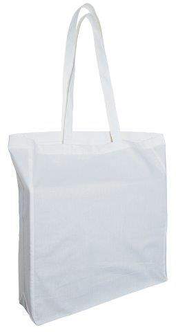 Katoenen tas met lange hengsels  sample