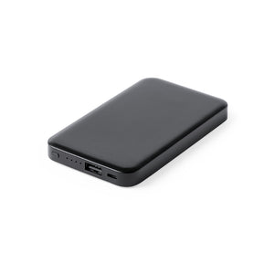 Powerbank Kustol zwart onbedrukt