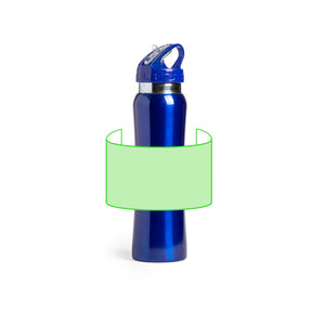 Fles Smaly groen Graveren