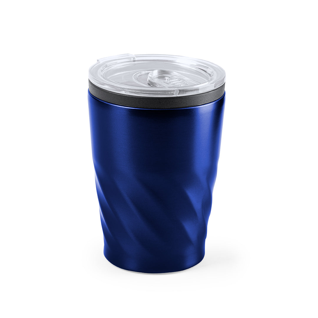 Geïsoleerde beker Ripon blauw onbedrukt