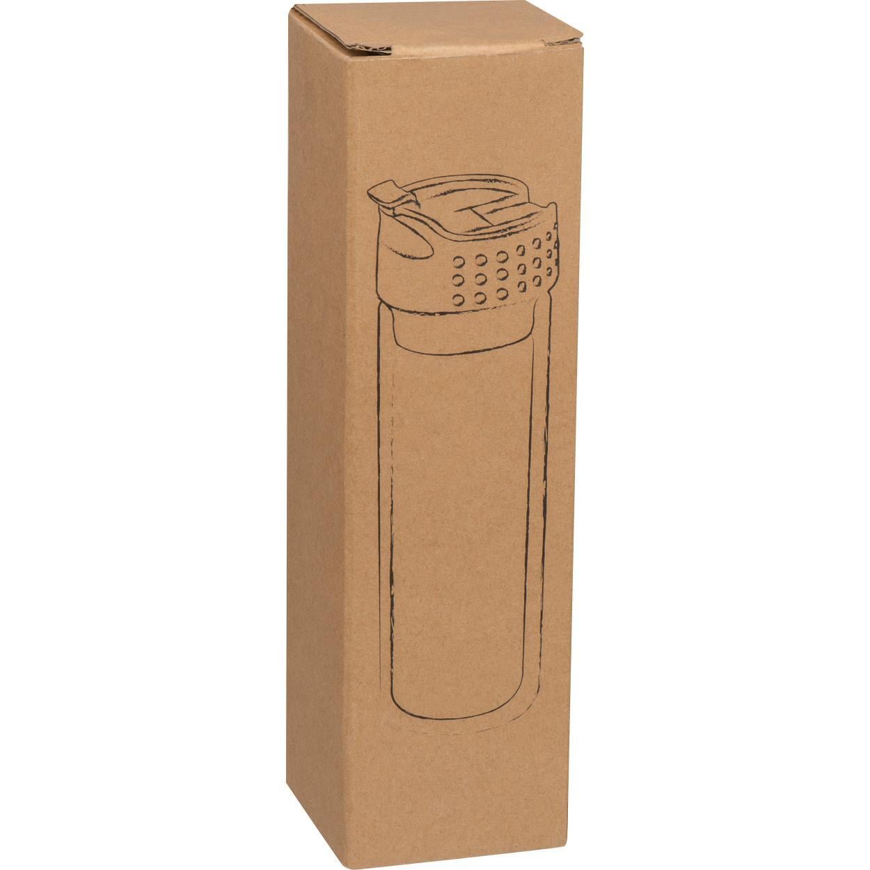 Dubbelwandige glasfles sample