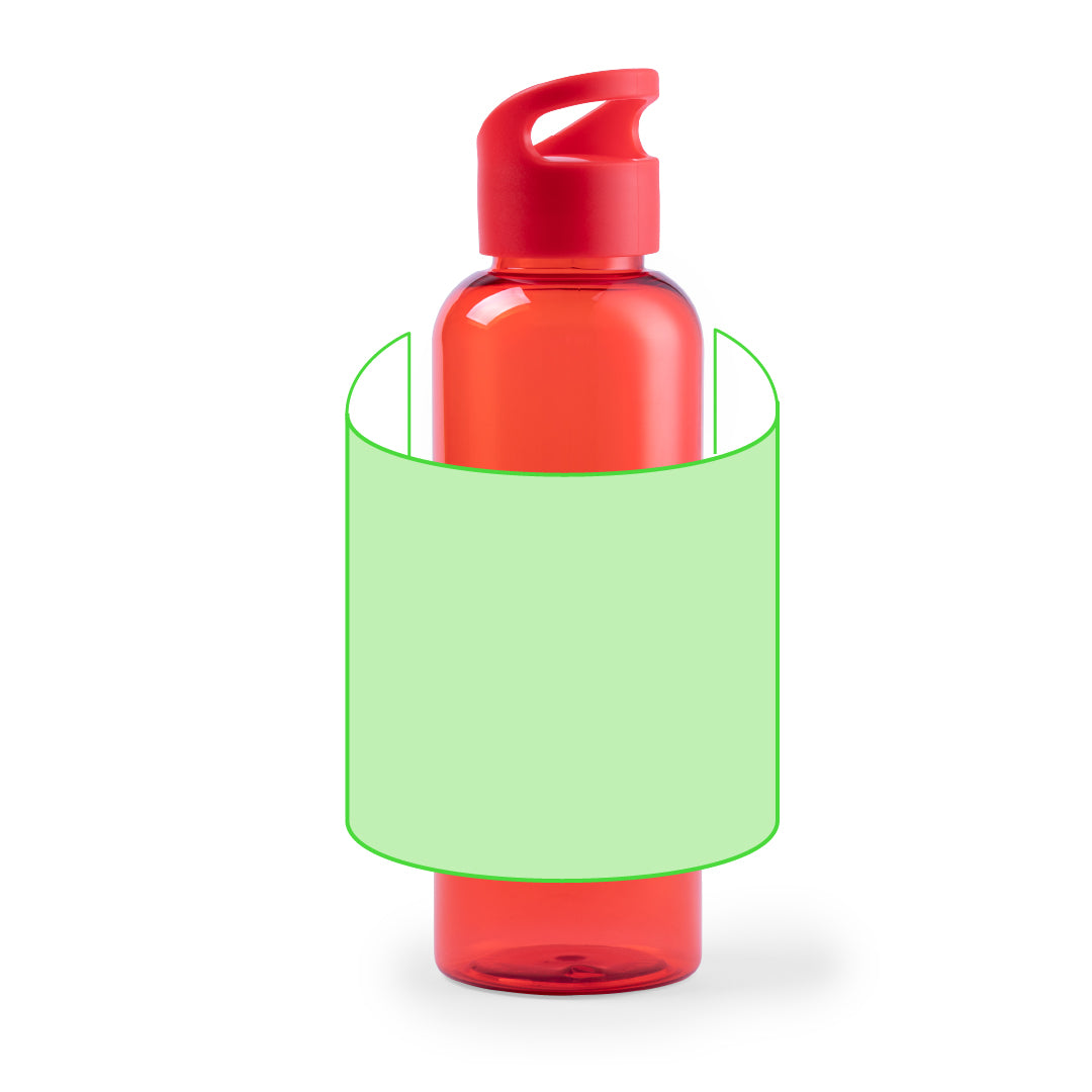 Fles lijn groen 2 kleuren