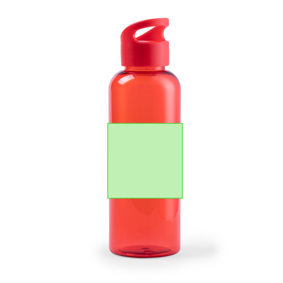 Fles lijn rood onbedrukt