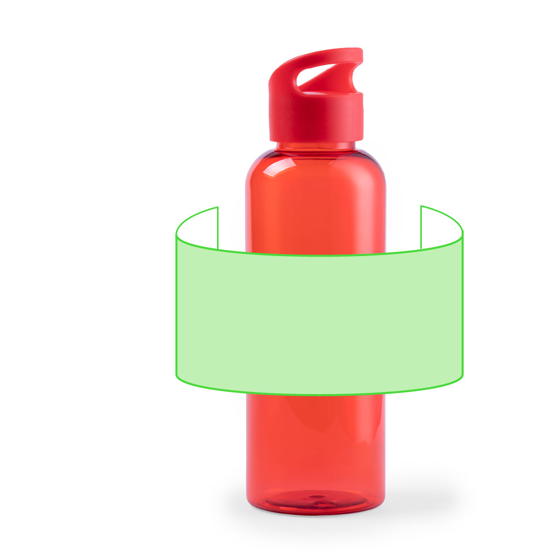 Fles lijn oranje 2 kleuren