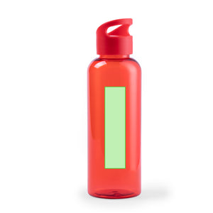 Fles lijn oranje onbedrukt