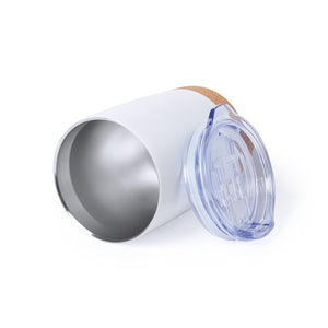 Geïsoleerde beker Nerux zilver 1 kleur
