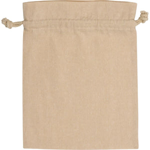 Tas van gerecycled katoen antraciet 1 kleur 12347