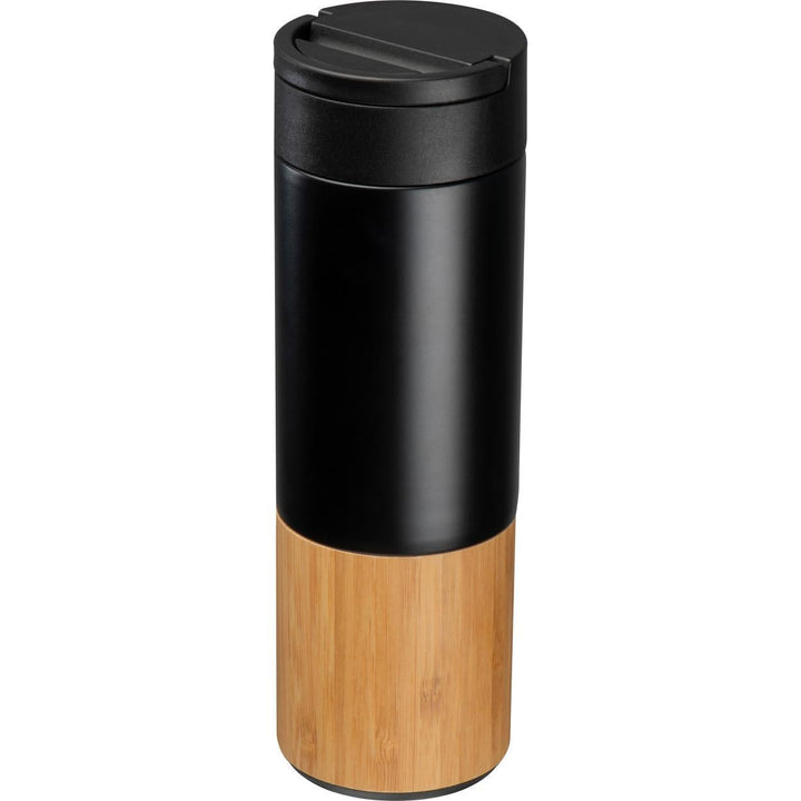 Drinkfles van koper en bamboe - Vacu&uuml;m sample