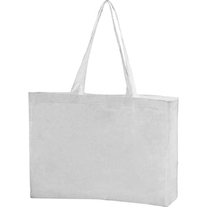 Shopper van Bio Katoen donkerblauw 1 kleur 11147