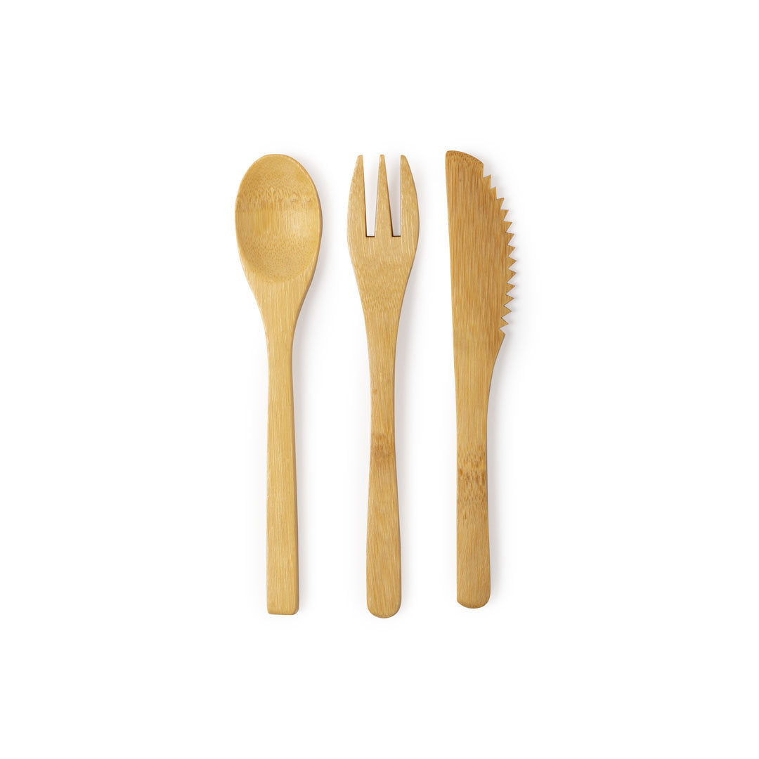 Bestekset Plusin beige onbedrukt
