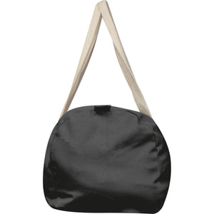 Weekendtas van canvas donkerblauw 1 kleur 13316